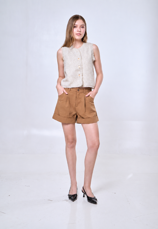 Mossimo Shania Brown Tailored Shorts For Women