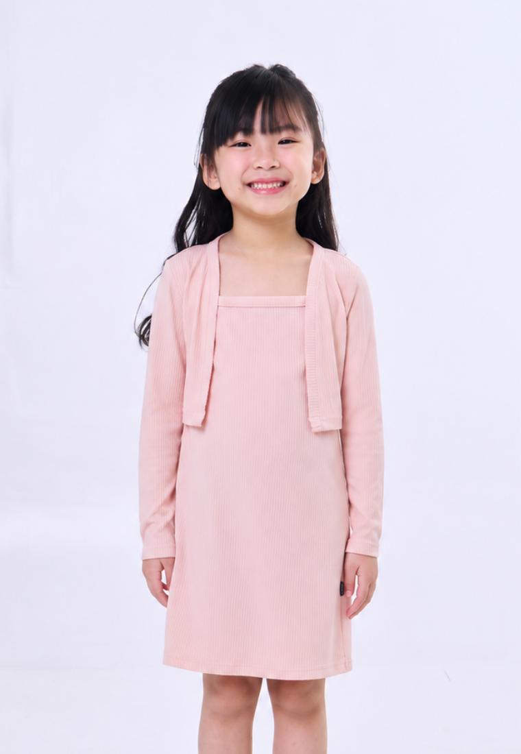 Mossimo Kids Girls Xena Pink Ballet Open Front Top and Cami Dress Set