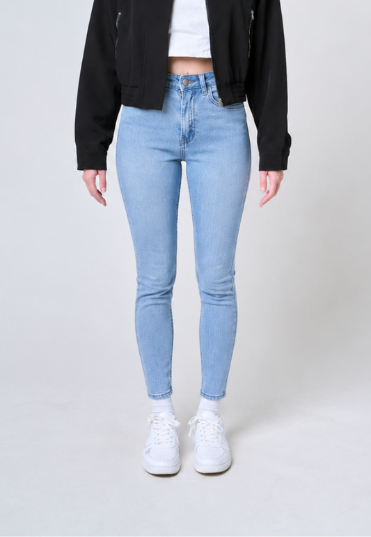 Mossimo Odette Light Blue Five Pocket Skinny Jeans