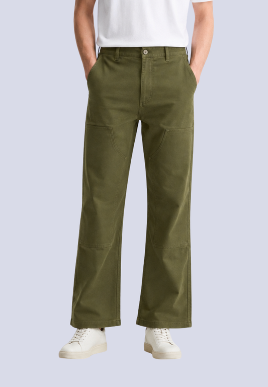 Mossimo Cristoff Olive Green Bootcut Twill Pants