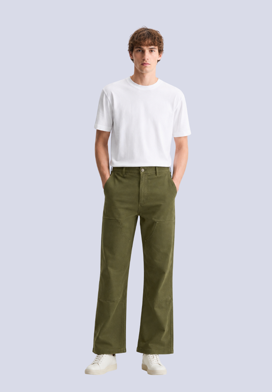 Mossimo Cristoff Olive Green Bootcut Twill Pants
