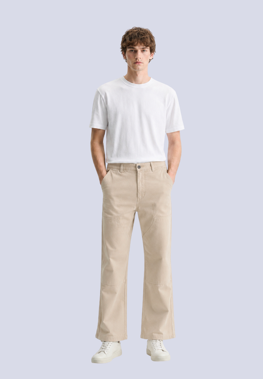 Mossimo Cristoff Beige Bootcut Twill Pants