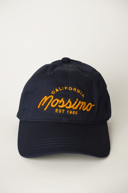 Mossimo Navy Blue Baseball Cap with Embossed Embroidery
