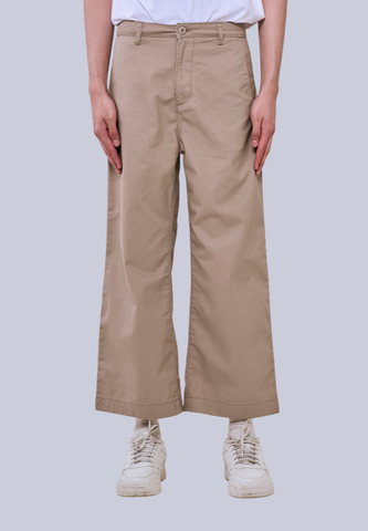 Mossimo Tony Khaki Straight Fit Plain Trouser Pants For Men