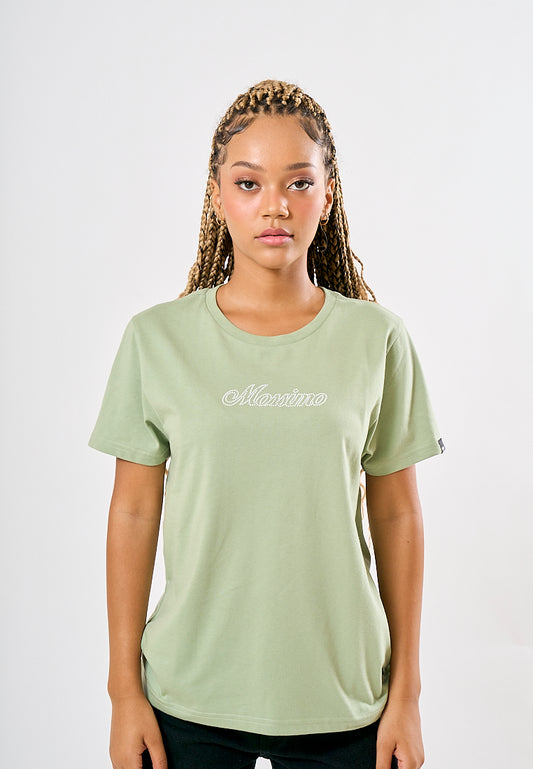 Mossimo Talia Sage Green Classic Fit Tee