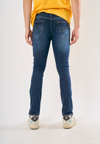 Mossimo Ashwin Dark Blue Most Wanted Five Pocket Slim Straight Jeans