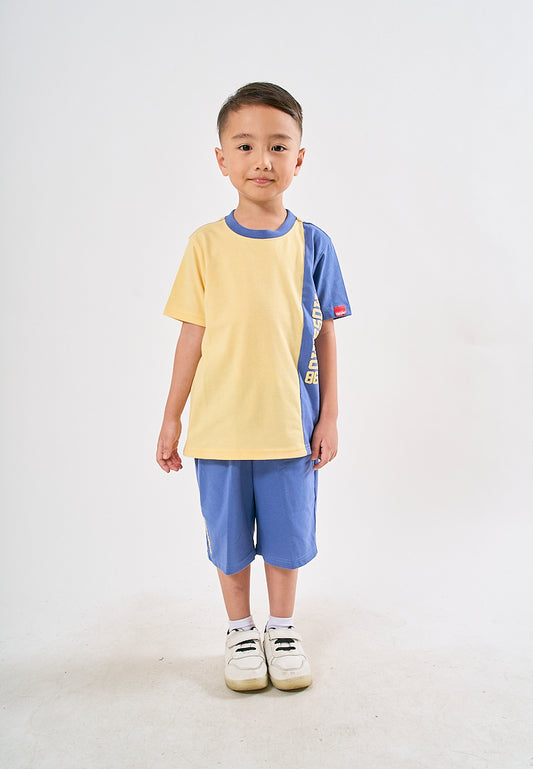 Mossimo Kids Niko Yellow Blue Short Set