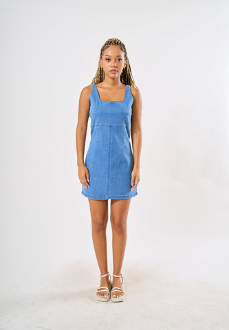 Mossimo Lexi Medium Blue Denim Dress