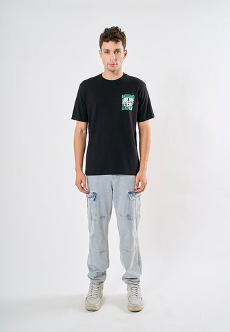 Mossimo Andrei Black Comfort Fit Tee