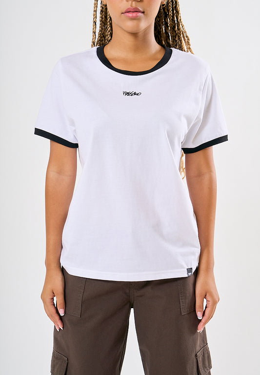 Mossimo Crissa White Classic Fit Tee
