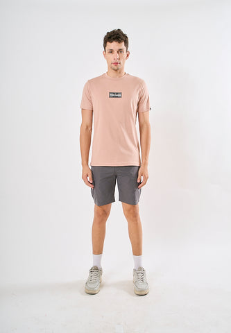 Mossimo Marvin Light Pink Muscle Fit Tee