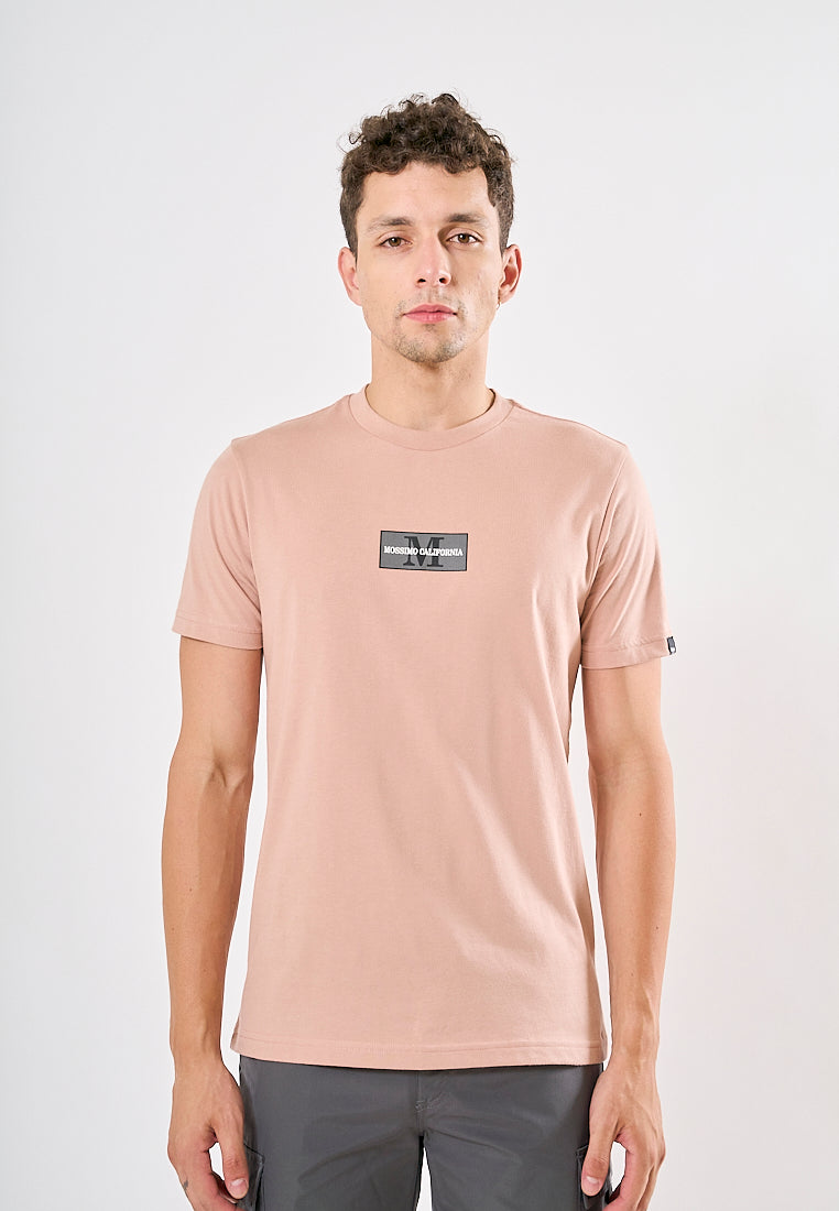 Mossimo Marvin Light Pink Muscle Fit Tee