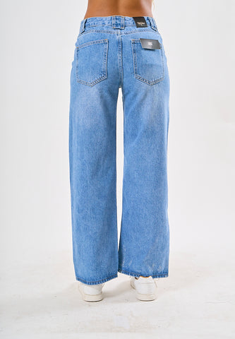 Mossimo Krystelle Light Blue Loose Mid Rise Jeans