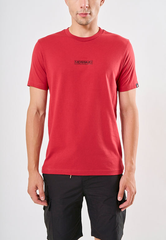 Mossimo Jude Chili Red Muscle Fit Tee