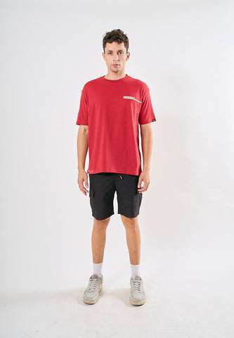 Mossimo Zyrus Chili Red Urban Fit Tee