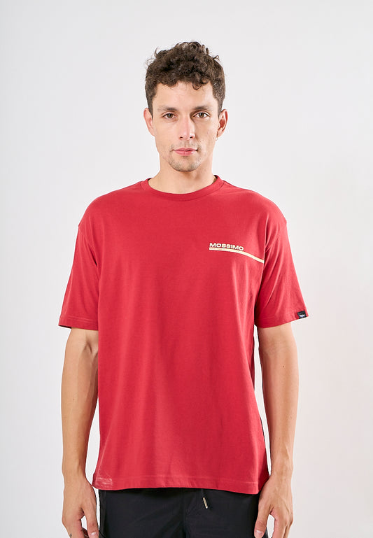 Mossimo Zyrus Chili Red Urban Fit Tee
