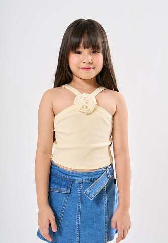 Mossimo Kids Lizette Beige Halter Top