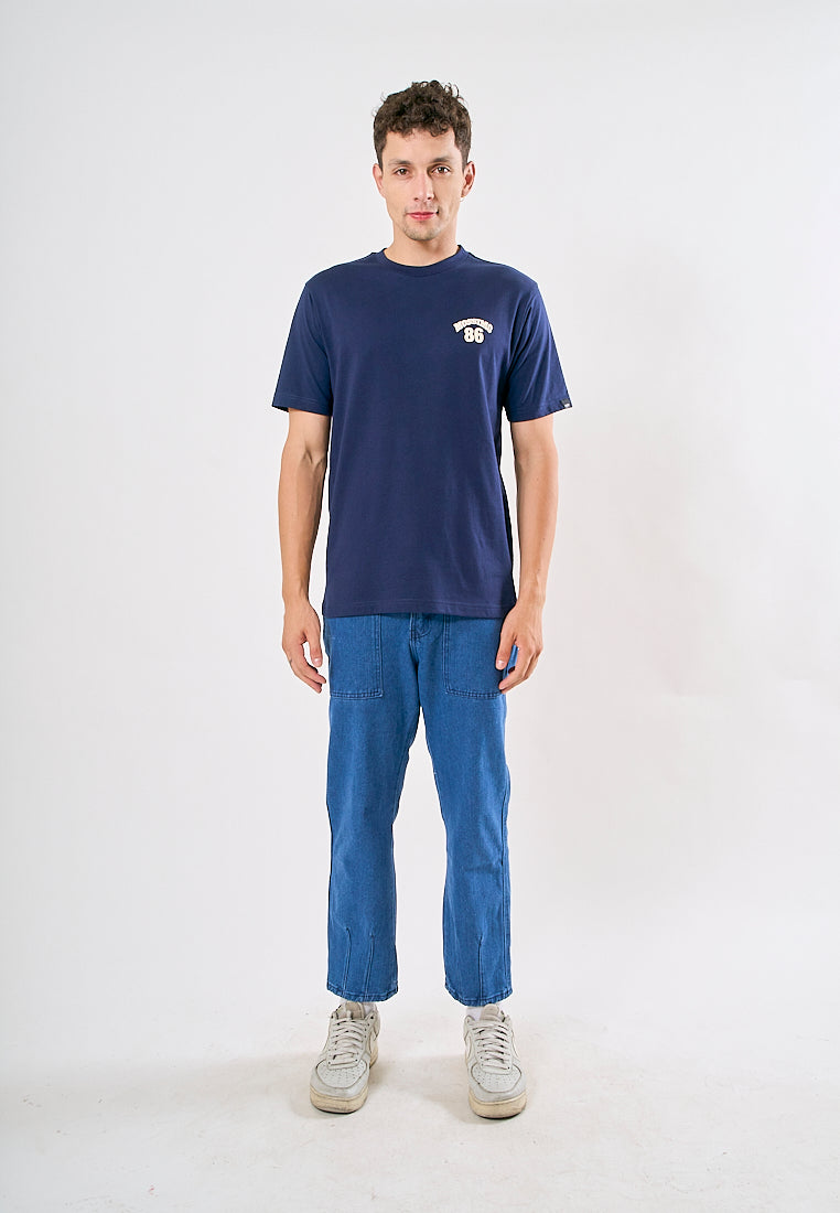 Mossimo Mark Navy Blue Comfort Fit Tee