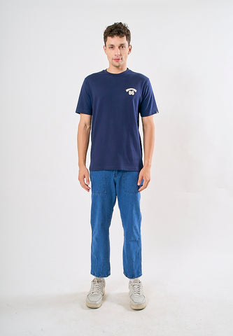 Mossimo Mark Navy Blue Comfort Fit Tee