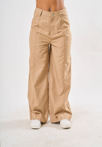 Mossimo Vina Khaki Straight High Trousers