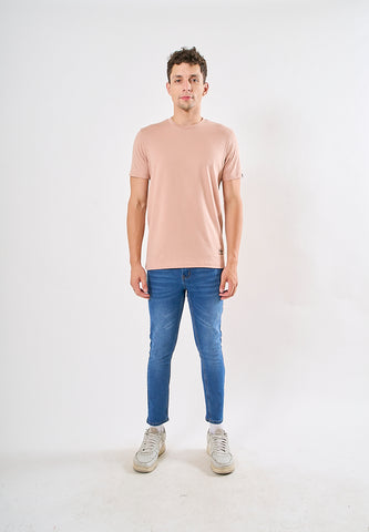 Mossimo Neil Light Pink Muscle Fit Tee