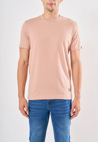 Mossimo Neil Light Pink Muscle Fit Tee