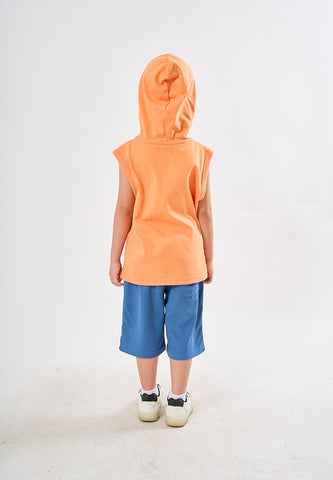 Mossimo Kids Mathias Apricot Orange Sleeveless Hoodie