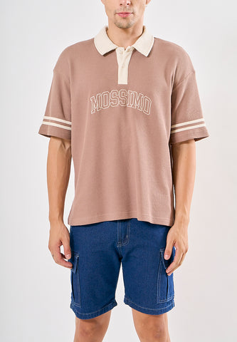 Mossimo Janus Light Brown Modified Oversized Fashion Top