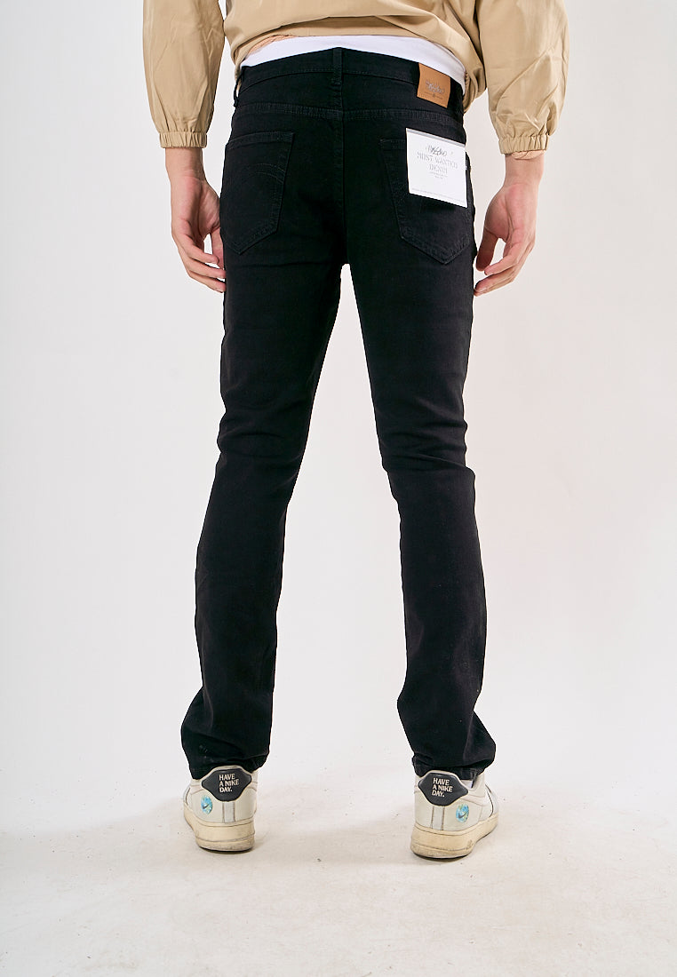 Mossimo Jovanie Black Most Wanted Slim Straight Jeans