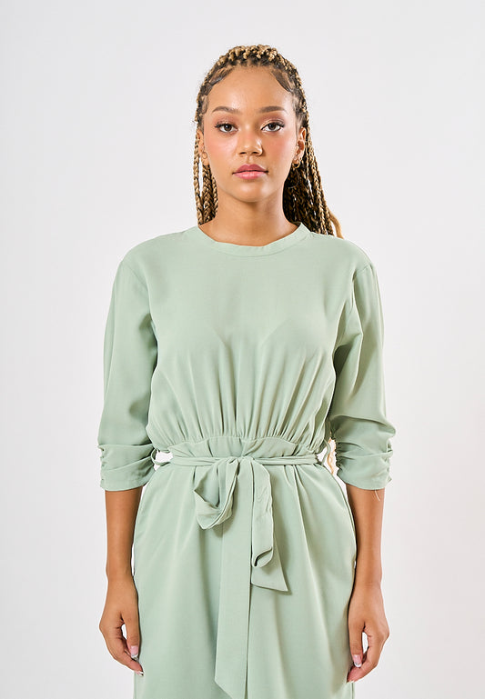 Mossimo Visha Sage Green Loose Fit Romper