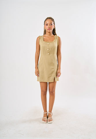Mossimo Alyza Sage Green Tweed Slip On Dress