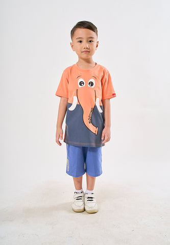 Mossimo Kids John Apricot Orange Graphic Tshirt