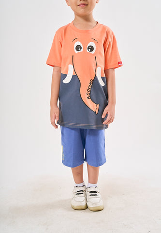 Mossimo Kids John Apricot Orange Graphic Tshirt