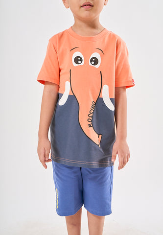 Mossimo Kids John Apricot Orange Graphic Tshirt