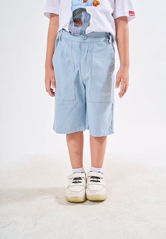 Mossimo Kids Aldwin Blue Patch Pocket Shorts