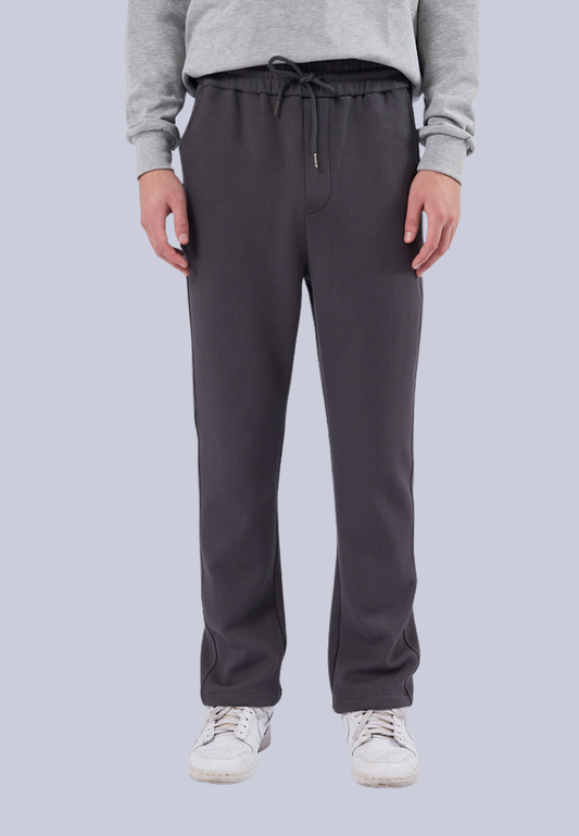 Mossimo Xenon Gray Textured Straight Pants
