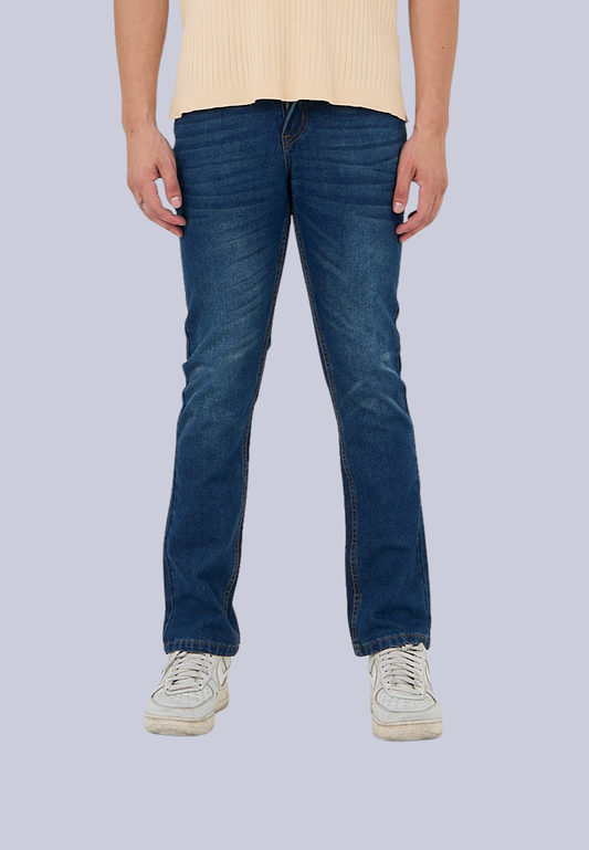 Mossimo Zaldy Dark Indigo Slim Straight Mid Rise Jeans