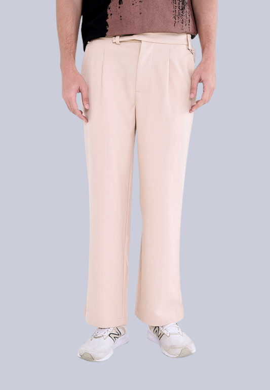Mossimo Zayn Beige Slacks Straight Fit Pants