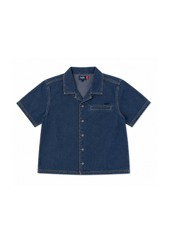 Mossimo Kids Med Blue Denim Washed with Welt Pocket Polo - For Boys