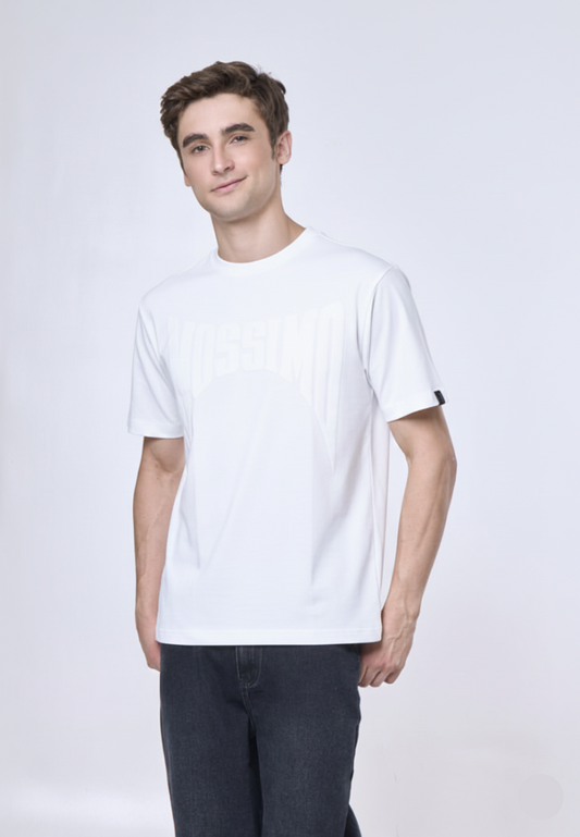 Mossimo Niko White Comfort Fit Tee