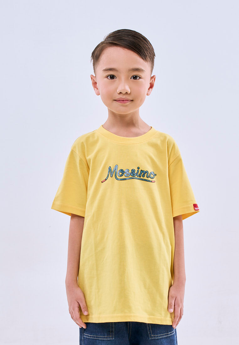 Mossimo Kids Yellow Lace Basic Roundneck Tshirt- For Boys