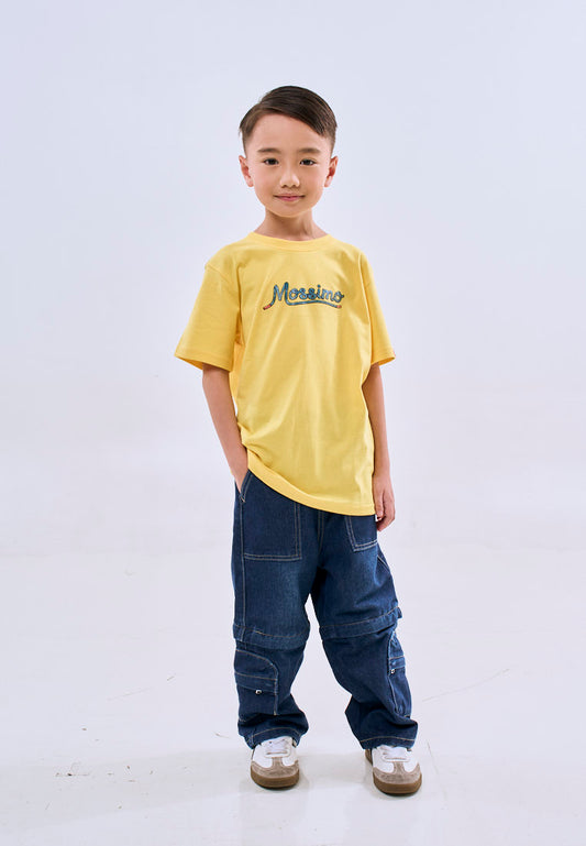 Mossimo Kids Yellow Lace Basic Roundneck Tshirt- For Boys