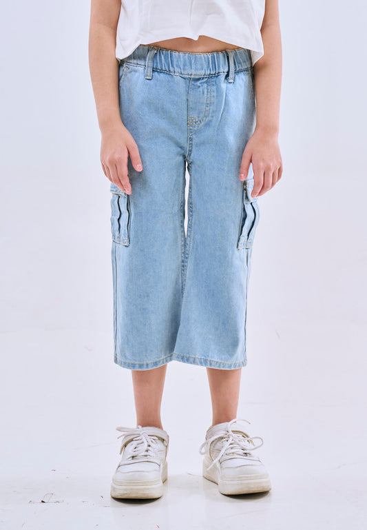 Mossimo Kids Sammie Light Blue Denim Cargo Jeans