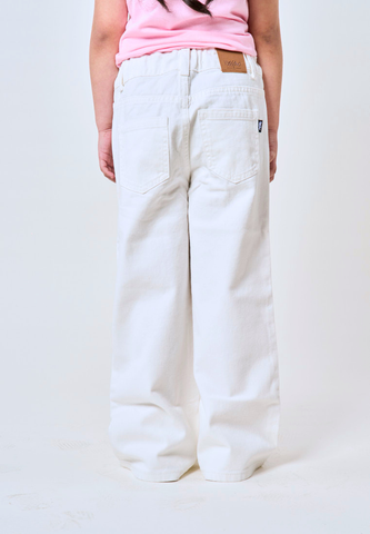Mossimo Kids White Basic Wide Leg Pants - For Girls