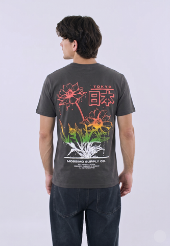 Mossimo Gyro Gray Unisex Fit Tee For Men