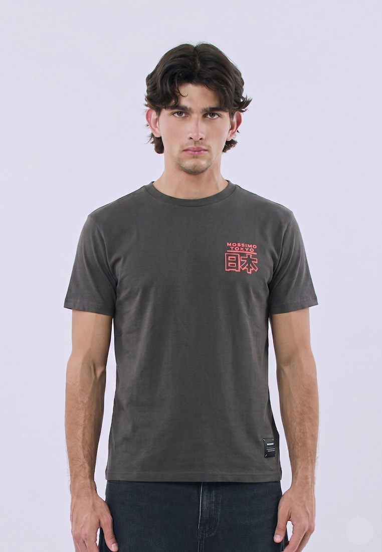 Mossimo Gyro Gray Unisex Fit Tee For Men