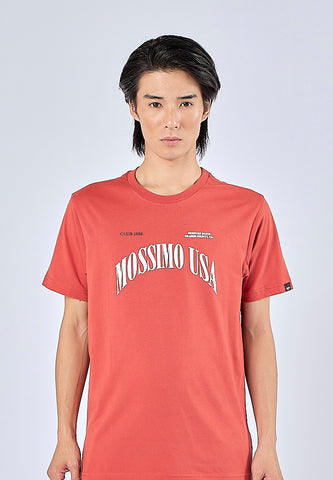 Mossimo Marx Dark Orange Muscle Fit Tee