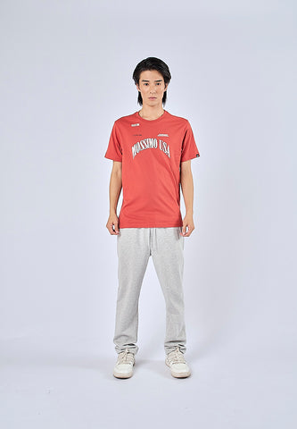 Mossimo Marx Dark Orange Muscle Fit Tee