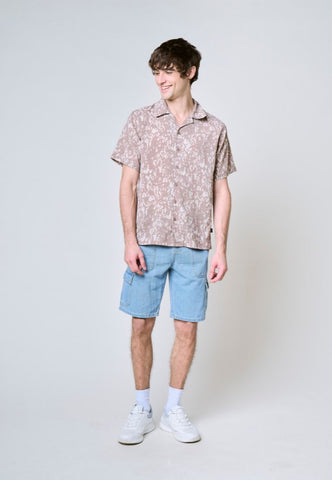 Mossimo Caspian Mid Blue Cargo Denim Shorts