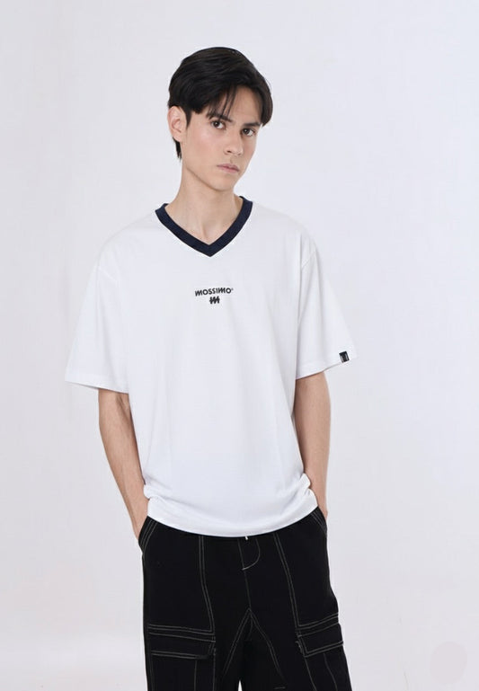 Mossimo Colby White Modern Fit Tee
